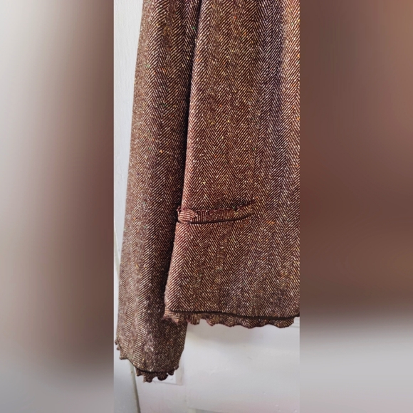 Villager a Liz Claiborne Company Blazer, Brown, Size 14 - Picture 2 of 7